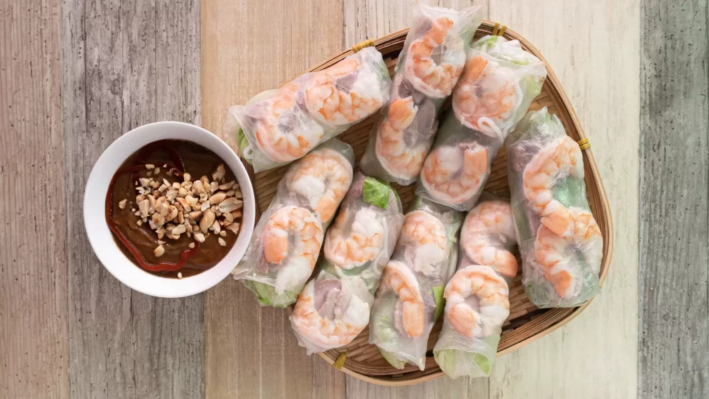 Foodydate Vietnamese spring rolls