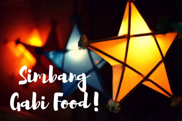 simbang gabi food